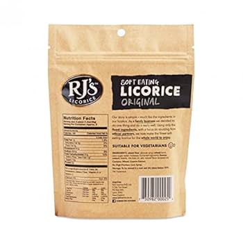 Amazon.com : Soft Eating Black Licorice - RJ's Licorice 7.05